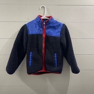Cuddly Cozy | Boys Zip Up Sherpa Jacket Size 8